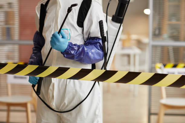 Professional Blood Cleanup technician working in Ambia, IN